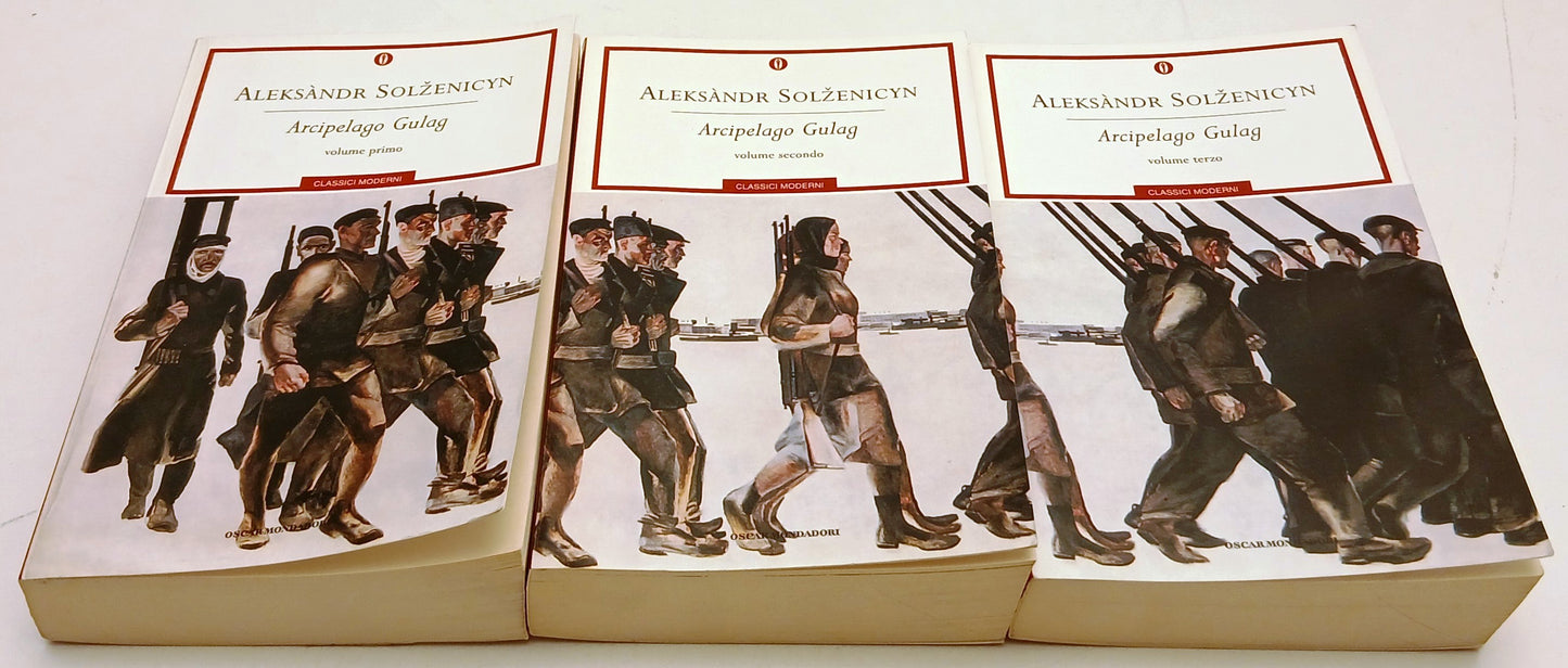 Arcipelago Gulag 3 volumi - Solzenicyn - Mondadori Oscar Classici Moderni - XFS