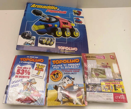 FD- GADGET L'ARMADILLO DI PAPERINIK TOPOLINO 2850 2851 2852 2853 BLISTERATI- B25