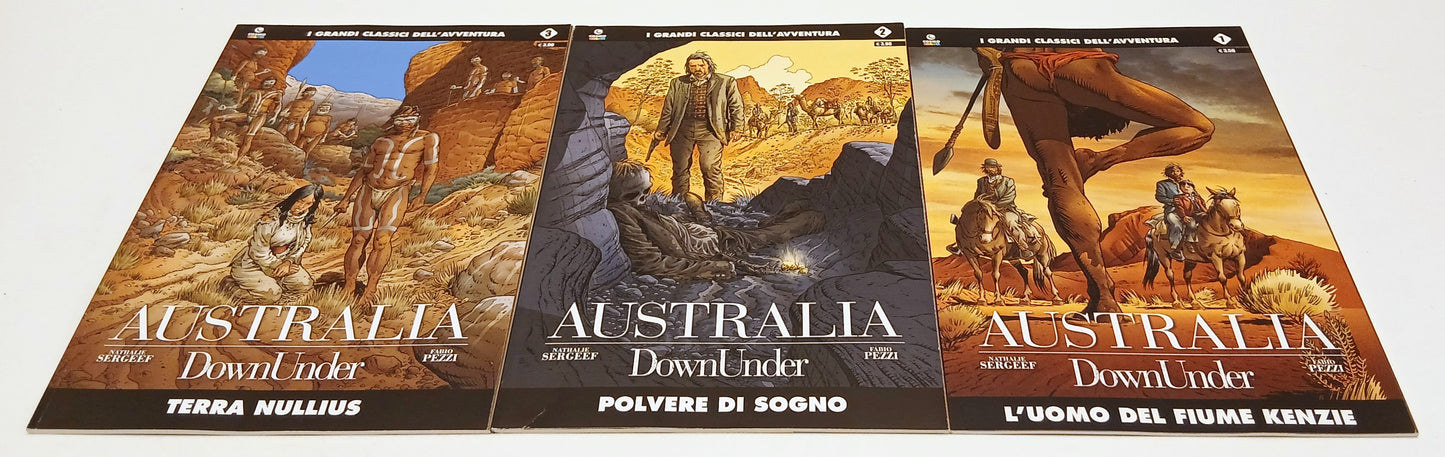 FZ- AUSTRALIA 1/3 SERIE COMPLETA -- COSMO COLOR CLASSICI AVVENTURA- 2014- B- M25