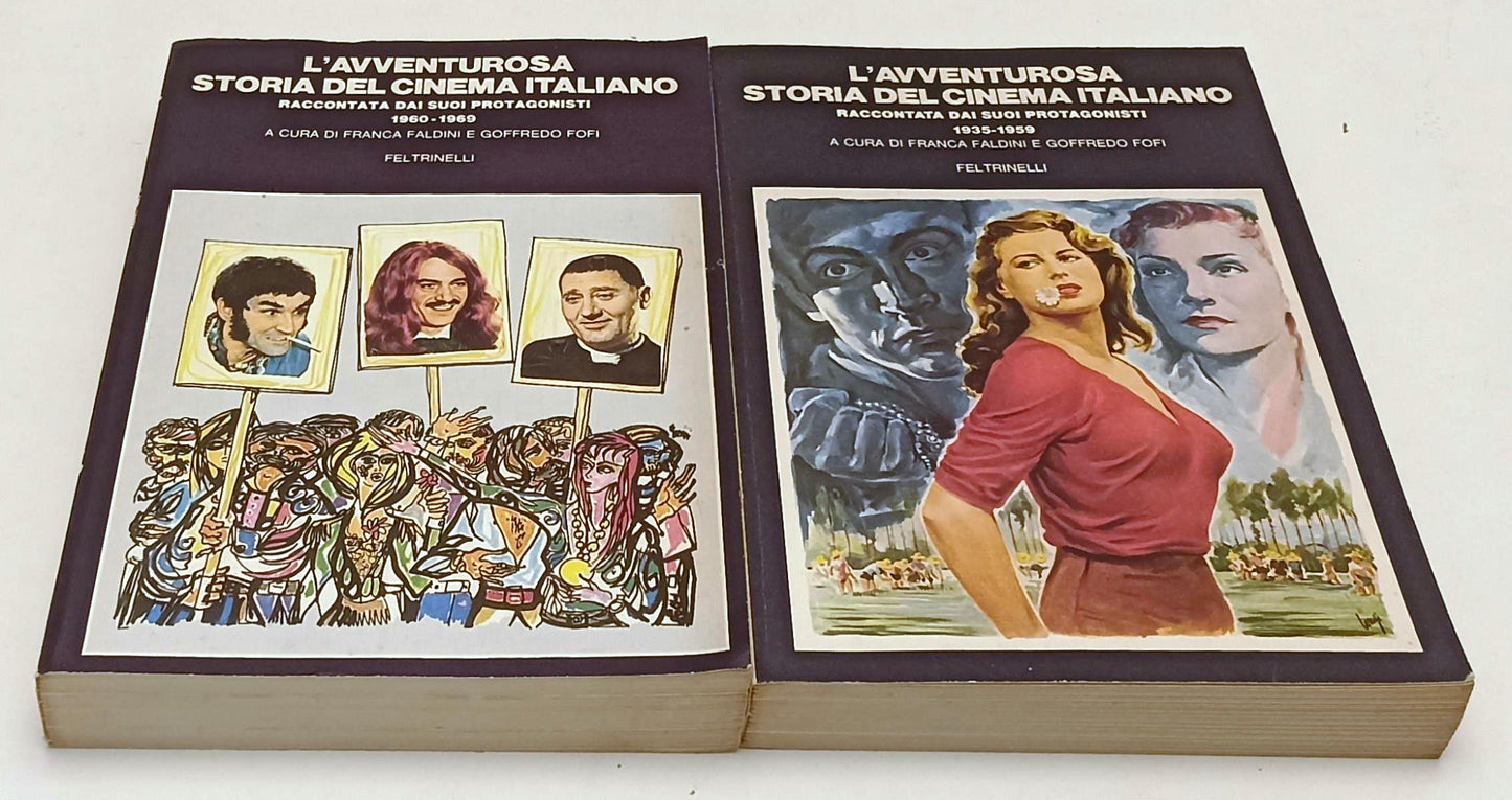 LW- L'AVVENTUROSA STORIA DEL CINEMA ITALIANO 2 VOL.- FELTRINELLI- 1981- B-YFS568