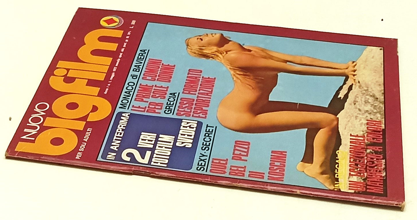 LX- RIVISTA NUOVO BIGFILM N.1 1972 SYLVIA KOSCINA CON MANIFESTO - RVSa487