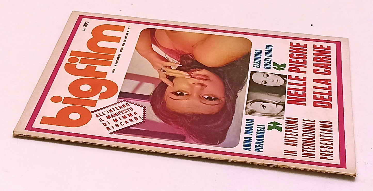 LX- RIVISTA BIGFILM N.8 1970 MANIFESTO MIMMA BISCARDI - RVSa484