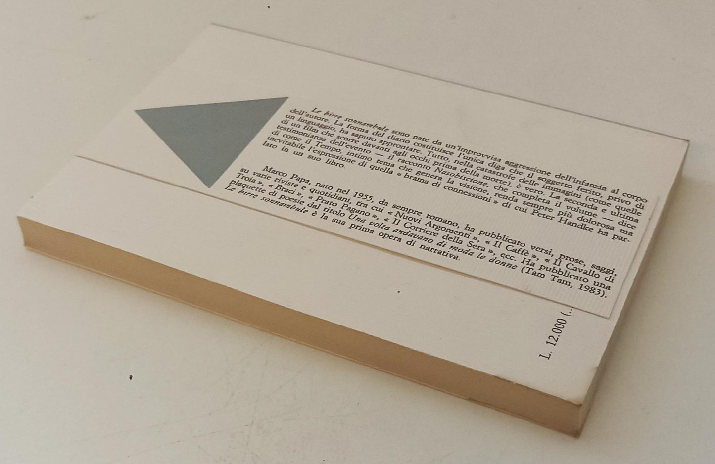 LN- LE BIRRE SONNAMBULE - MARCO PAPA - AELIA LAELIA --- 1986- B- YPL2