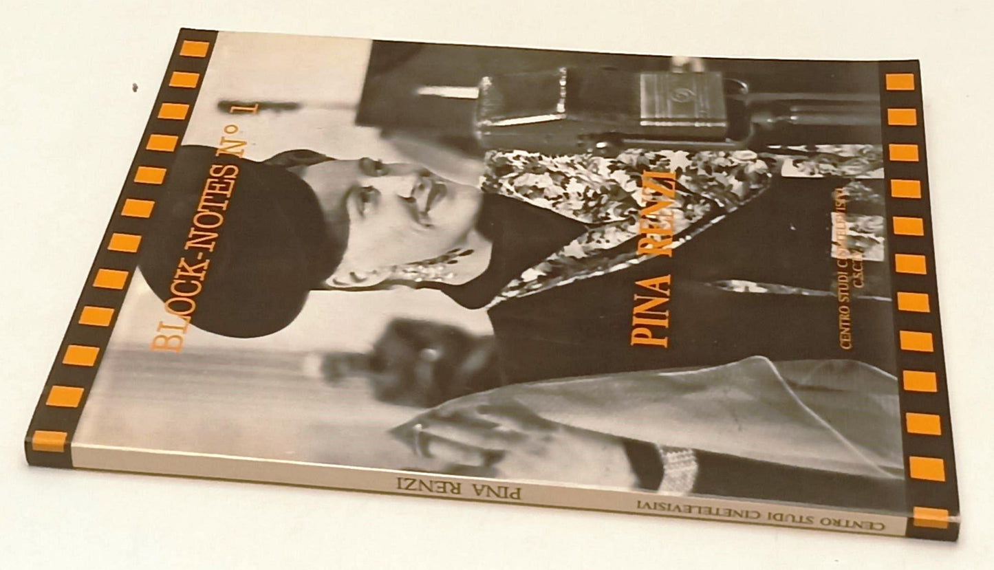 LW- BLOCK NOTES N°1 PINA RENZI -- CENTRO STUDI CINETELEVISIVI--- 1989- B- YFS581