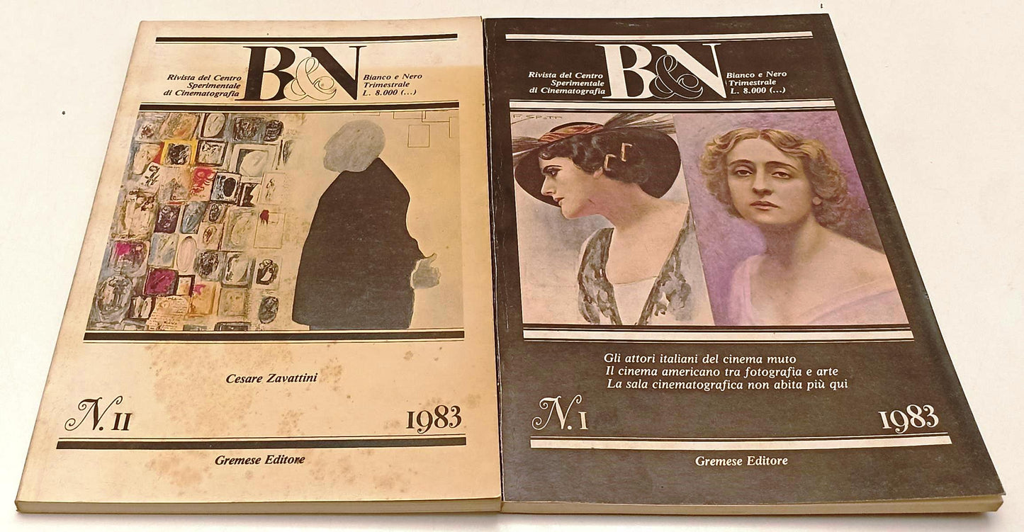LW- B&N BIANCO E NERO I/IV ANNATA COMPLETA 1983 RIVISTA - GREMESE - YFS113