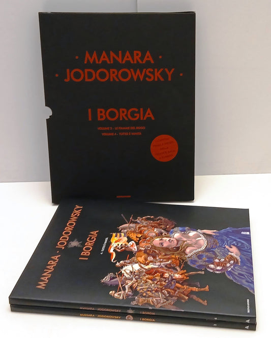 FV- I BORGIA VOLUMI 3 e 4 COFANETTO- MANARA JODORWSKY- MONDADORI- 2011- CS- Z25