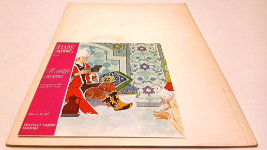 LB- FIABE SONORE N.43 IL CALIFFO CICOGNA + disco 45 giri - FABBRI - B - RVSa765