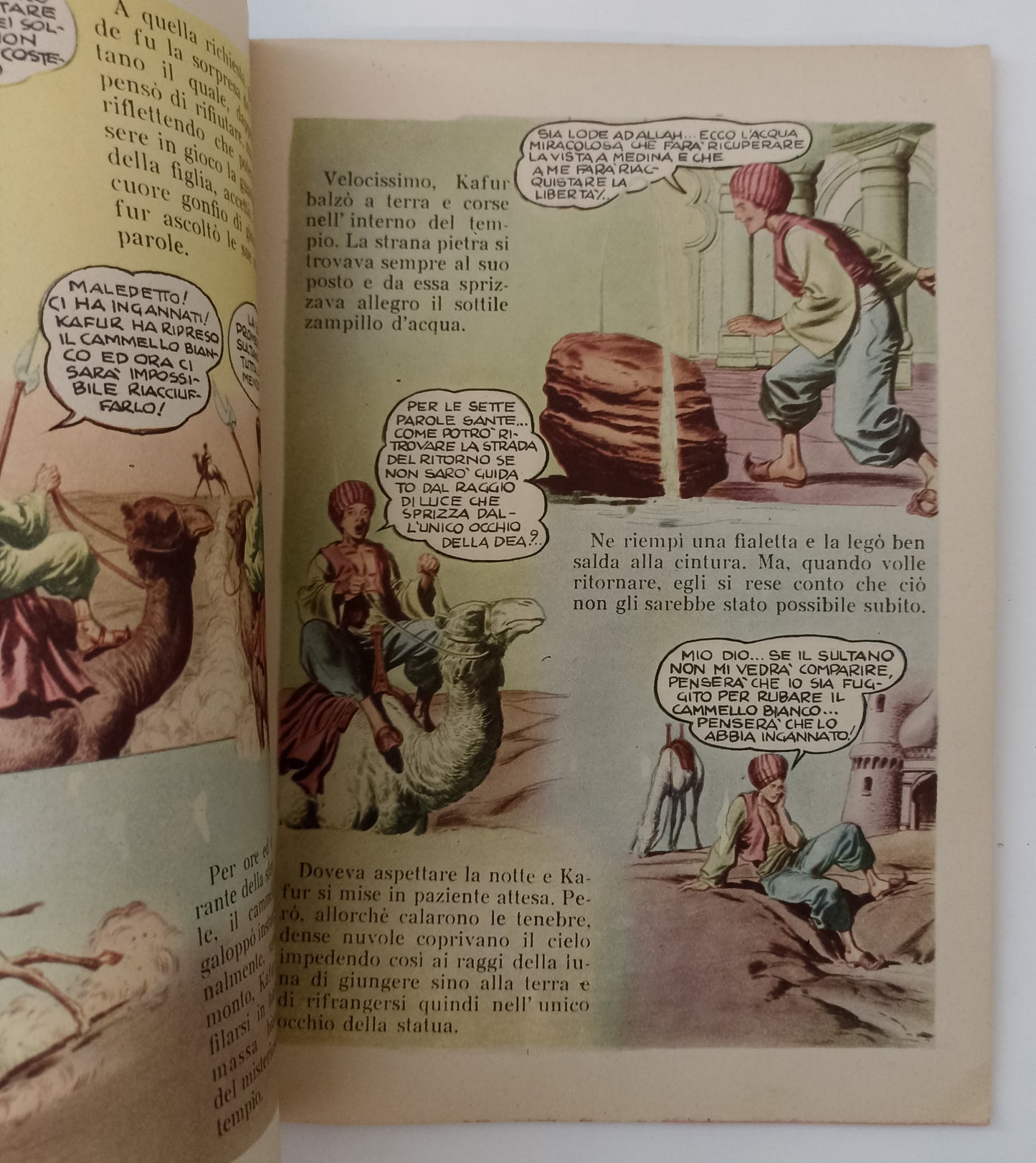 FZ- LE MILLE E UNA NOTTE IL CAMMELLO BIANCO CLASSICI ILLUSTRATI- DARDO- 1953-RGZ