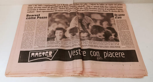 LC- GAZZETTA DELLO SPORT 1982 ITALIA-GERMANIA 3-1 CAMPIONI DEL MONDO - RVSa119