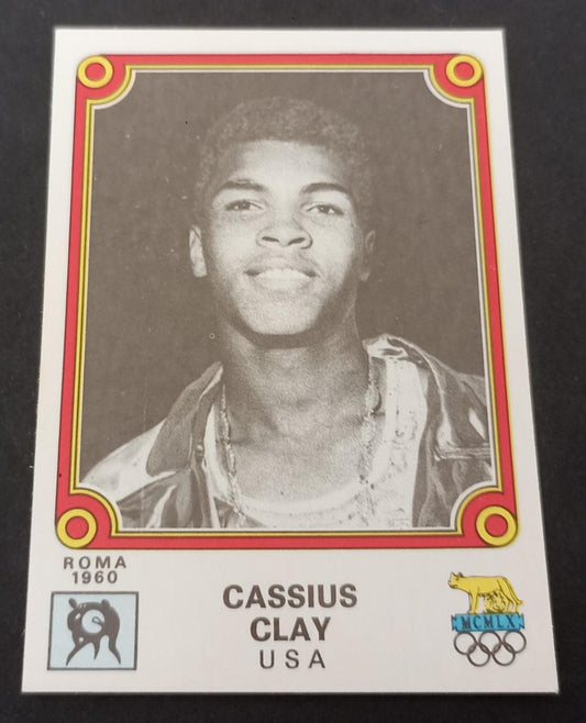 BOXING CARD - PANINI - MONTREAL 1976 - CASSIUS CLAY MOHAMMED ALI - #79 - MINT