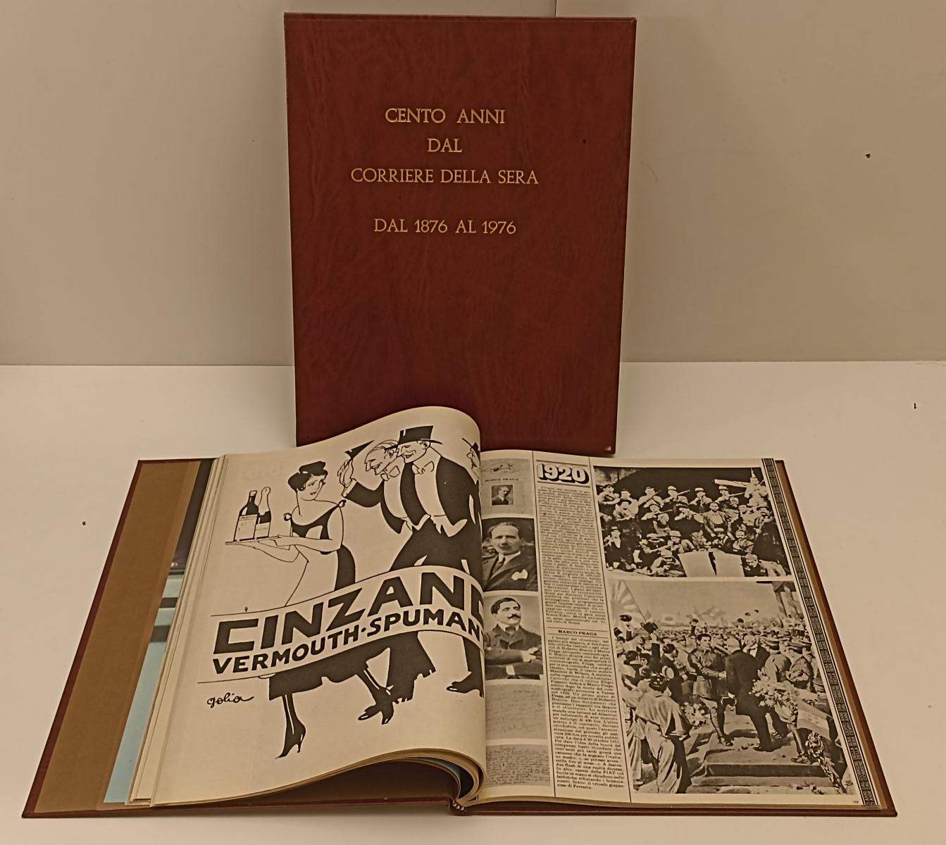 LR- CENTO ANNI DAL CORRIERE DELLA SERA 1876 - 1976 VOLUME RILEGATO- C- YFS220