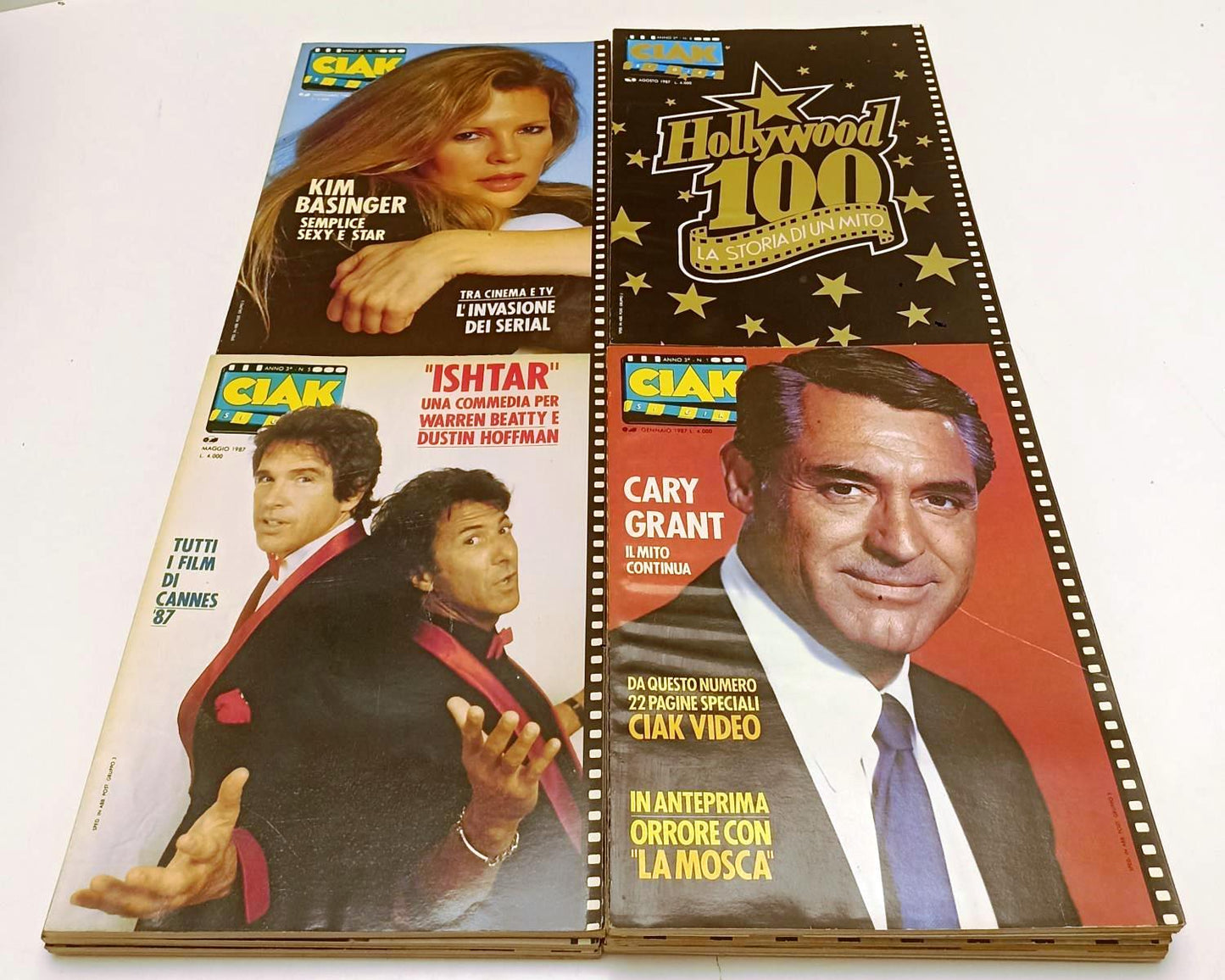 LR- RIVISTA CIAK SI GIRA 1/12 GENNAIO/DICEMBRE COMPLETA CON SCHEDE- 1987- YFS931