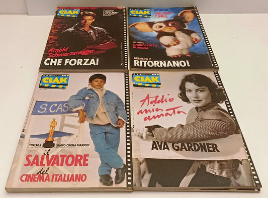 LW- RIVISTA CIAK SI GIRA 1/12 GENNAIO/DICEMBRE + INDICE 1990 Q. COMPLETA- YFS107