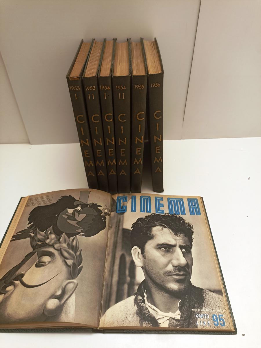LW- RACCOLTA RIVISTA CINEMA 32 VOLUMI RILEGATI 1936/1956 QUASI COMPLETA - BLCG6