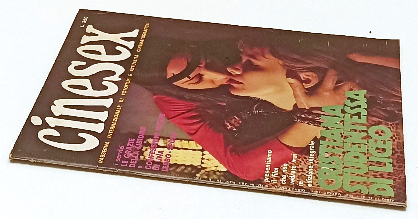LX- RIVISTA CINESEX ANNO III N.39 1971 CRISTIANA STUDENTESSA DI LICEO - RVSa469