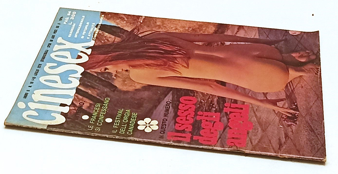 LX- RIVISTA CINESEX ANNO II N.18 1970 IL SESSO DEGLI ANGELI - RVSa482