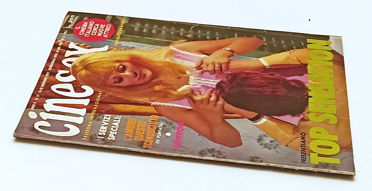 LX- RIVISTA CINESEX ANNO II N.27 1970 TOP SENSATION - RVSa472