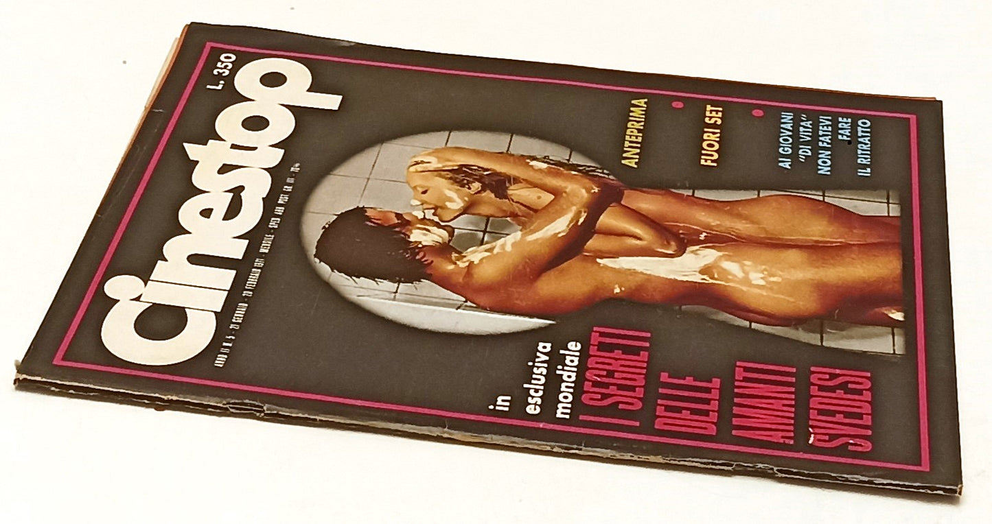 LX- RIVISTA CINESTOP ANNO II N.5 1971 I SEGRETI DELLE AMANTI SVEDESI - RVSa491