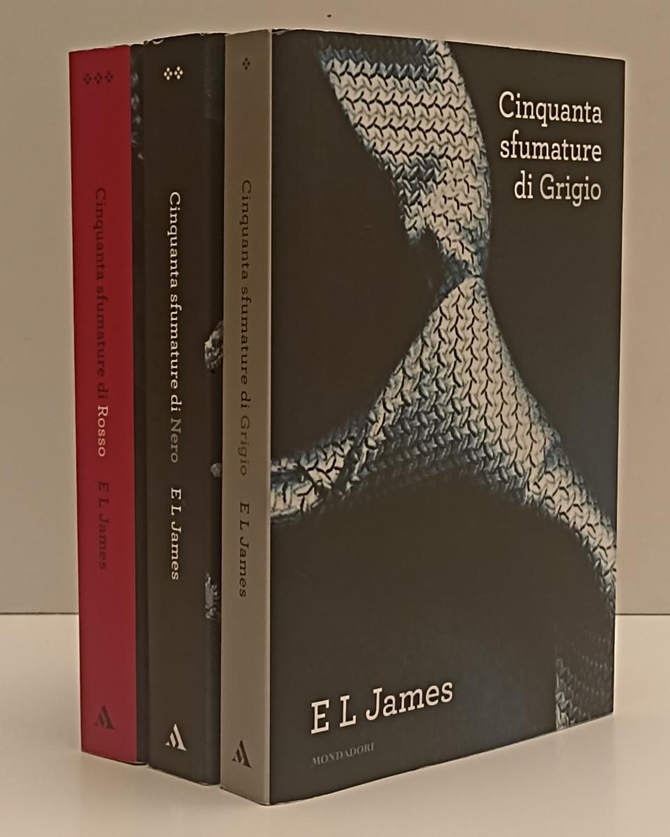 CINQUANTA SFUMATURE DI GRIGIO NERO ROSSO- JAMES- MONDADORI-- 2012- B- YFS210