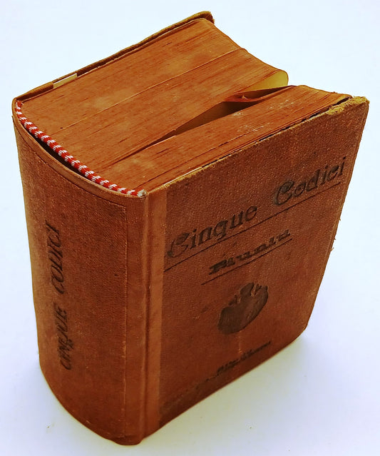 LH- I CINQUE CODICI CIVILE COMMERCIO PENALE PROC PENALE CIVILE- BIETTI- C- XFS84