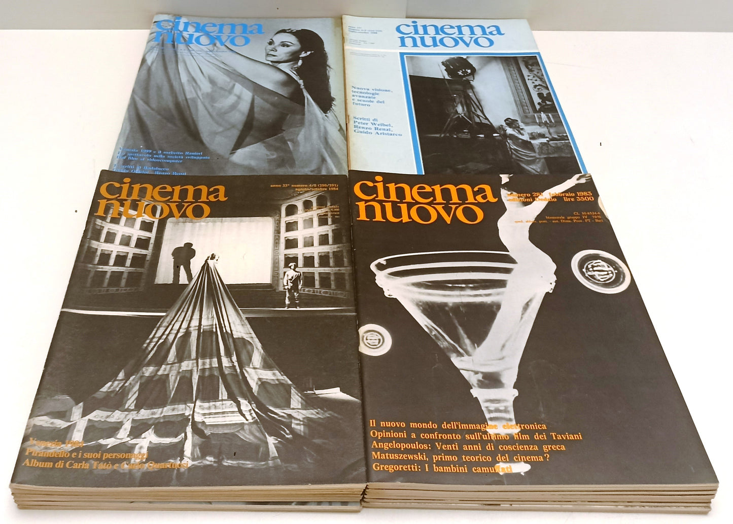 LW- LOTTO CINEMA NUOVO 32 RIVISTE 273/298 + 314/325- DEDALO- 1981/1990- S-BLCP72