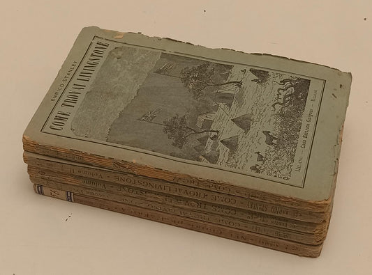 LH- COME TROVAI LIVINGSTONE + NEL CUORE DELL'AFRICA 5 VOLLUMI- STANLEY- B-YFS389