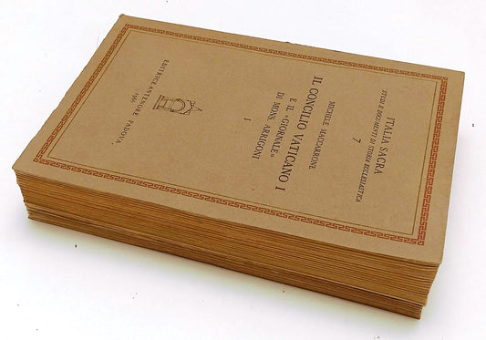 LD- CONCILIO VATICANO I GIORNALE DI MONS. ARRIGONI 2 VOLUMI- ANTENORE- B- YFS422