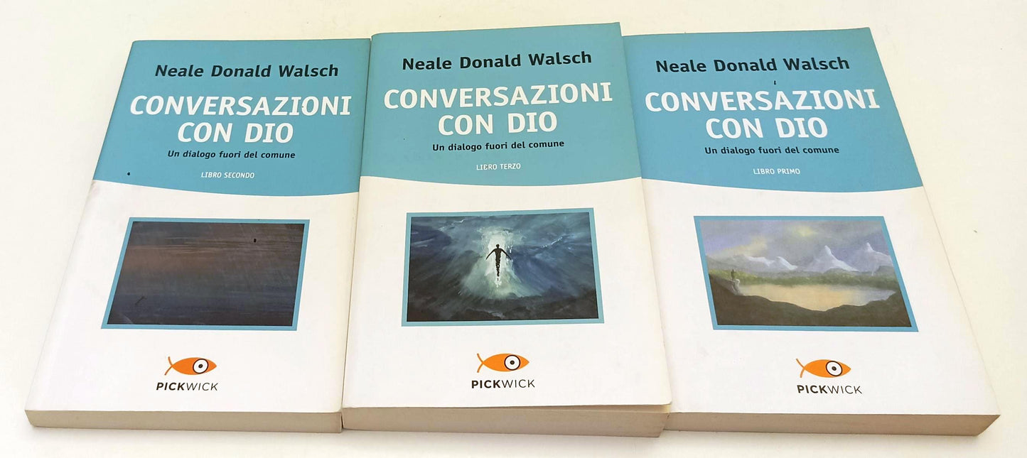 LD- CONVERSAZIONI CON DIO 3 VOLUMI - NEALE DONALD WALSCH - PICKWICK - B - YFS723