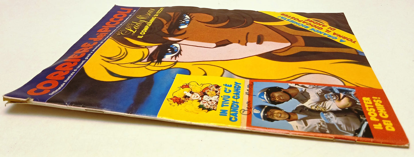 FR- CORRIERE DEI PICCOLI N.37 POSTER CHIPS - 1982 - S - RVSa811