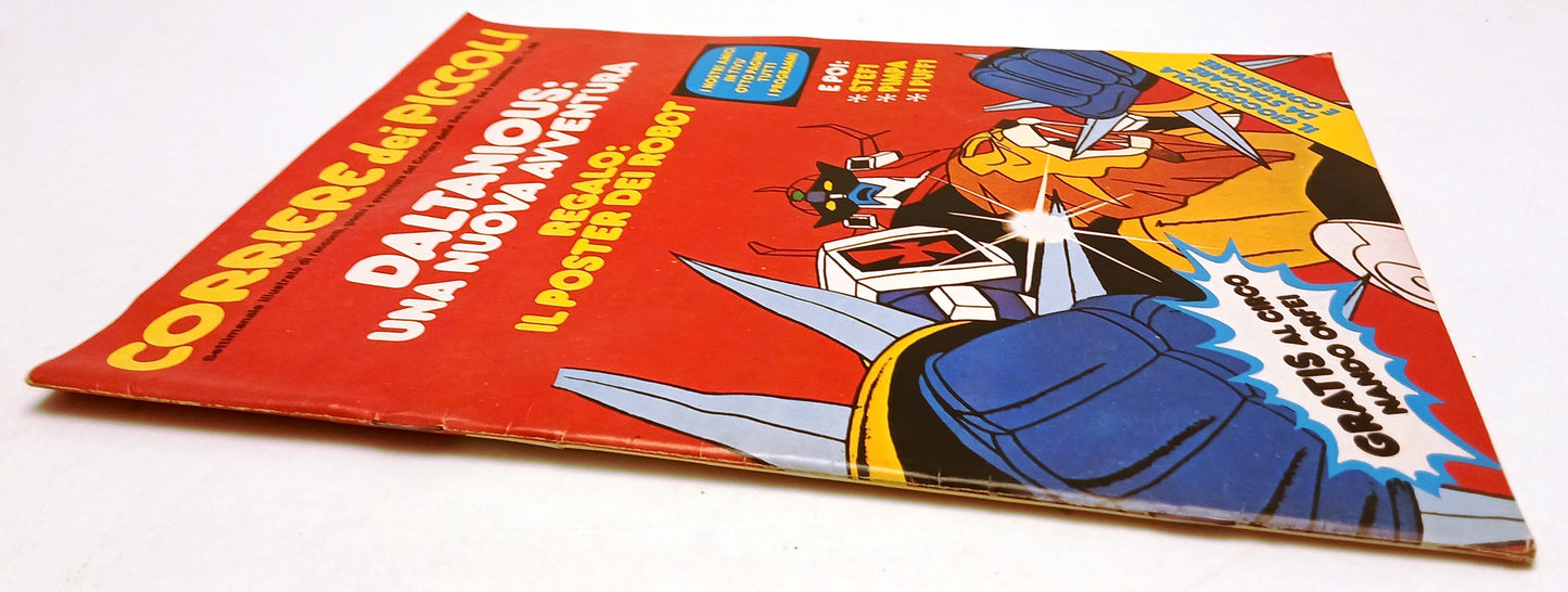 FR- CORRIERE DEI PICCOLI N.45 POSTER DEI ROBOT GIOCO SCUOLA - 1981 - S - RVSa810