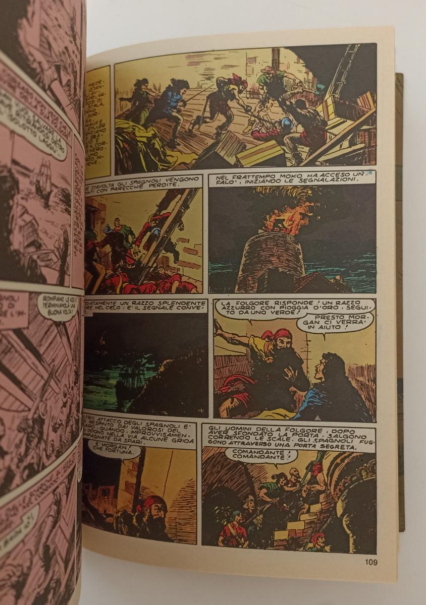 FZ- IL CORSARO NERO LA REGINA DEI CARAIBI A FUMETTI- SALGARI- MURSIA- 1976-C-RGZ