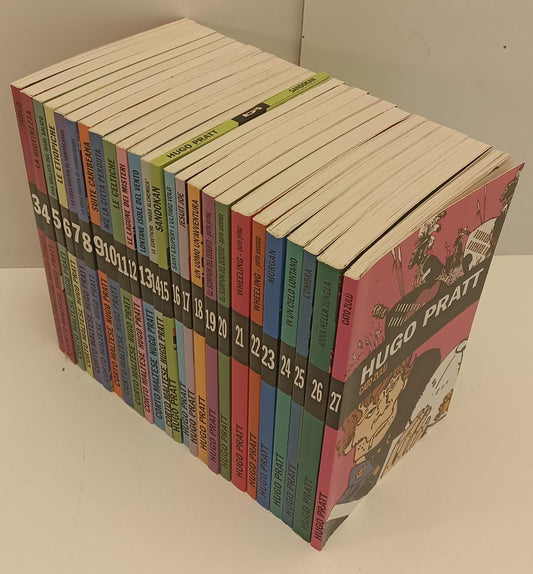 FV- HUGO PRATT VOLUMI 3/27-- GAZZETTA SPORT CORRIERE RIZZOLI LIZARD- 2010- B-C24