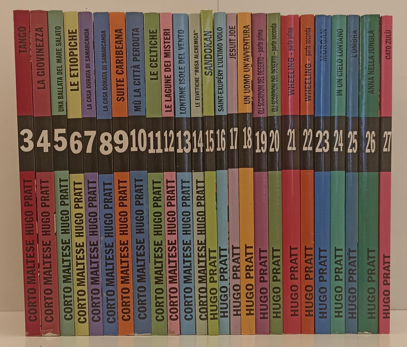 FV- HUGO PRATT VOLUMI 3/27-- GAZZETTA SPORT CORRIERE RIZZOLI LIZARD- 2010- B-C24
