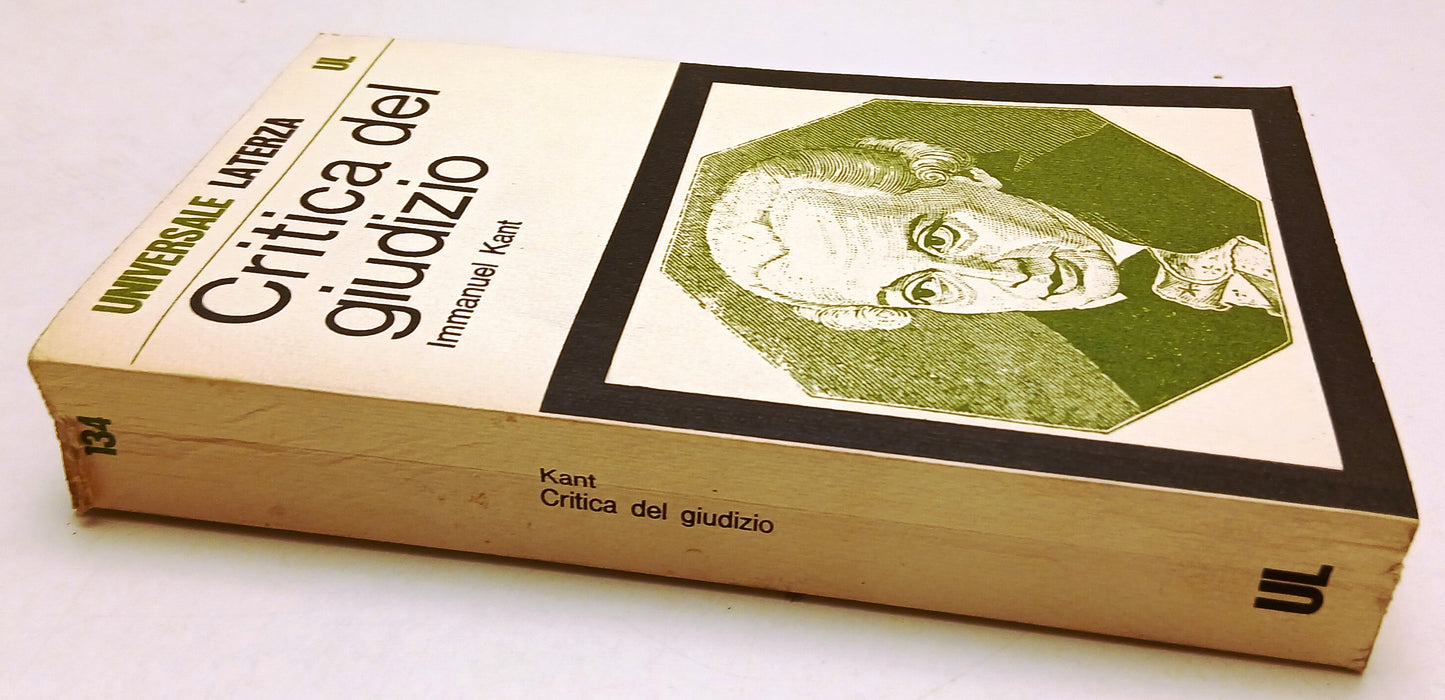LS- CRITICA DEL GIUDIZIO - IMMANUEL KANT - LATERZA- UL 134- 1a ED.- 1970- B- XFS