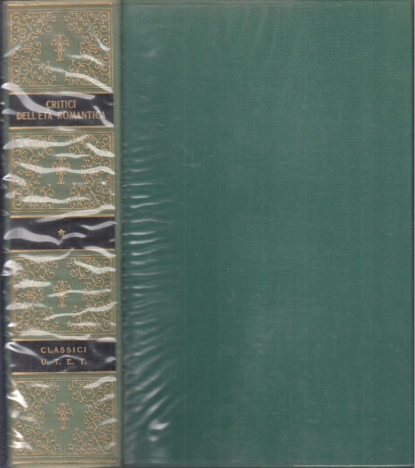 LN- CRITICI DELL'ETA' ROMANTICA -- UTET - CLASSICI ITALIANI -- 1968 - CS- XFS