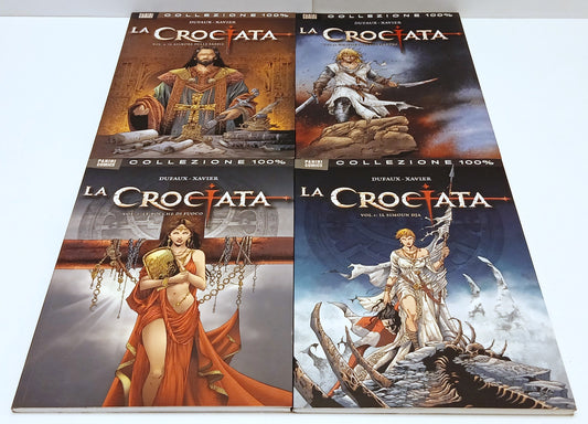 FV- COLLEZIONE 100% LA CROCIATA 1/4 COMPLETA- DUFAUX XAVIER- PANINI- 2013- B-Z25