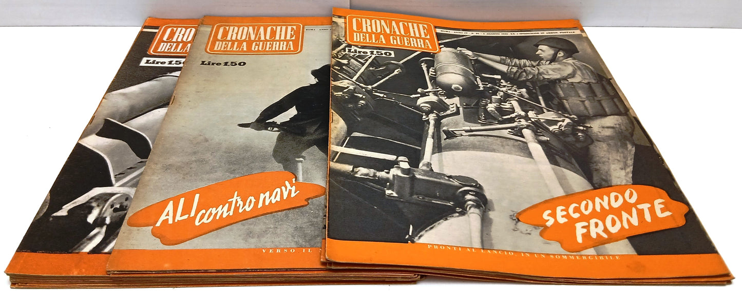 LR- RIVISTA CRONACHE DELLA GUERRA 1/52 ANNO IV 1942-XX ANNATA COMPLETA - YFS102