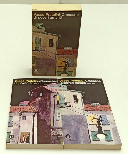 LN- CRONACHE DI POVERI AMANTI 2 VOLUMI- VASCO PRATOLINI- MONDADORI- OSCAR- B-XFS