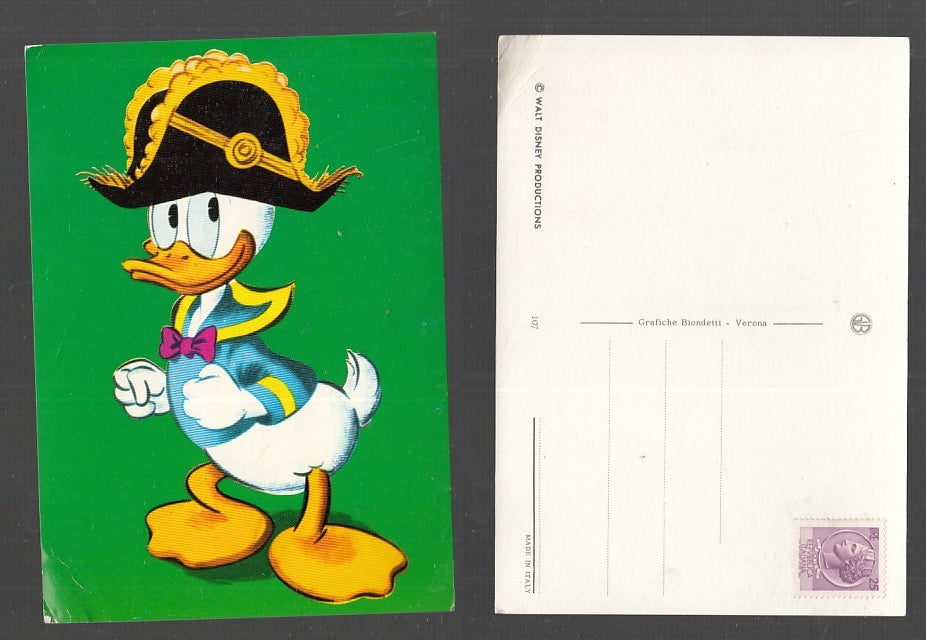 CC- CARTOLINA DISNEY PAPERINO CAPITANO - crt1863