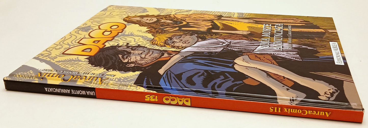 FV- AUREACOMIX N.115 DAGO N.135 UNA MORTE ANNUNCIATA - WOOD GOMEZ- AUREA- C- G25