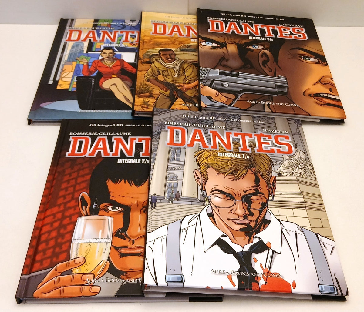 FV- DANTES 1/5 COMPLETA - BOISSERIE GUILARME JUSZEZAK- AUREA BOOKS COMIX- C- Z25
