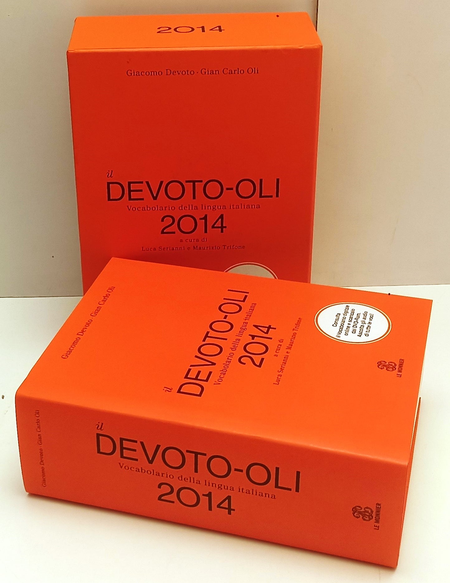 LZ- DEVOTO-OLI 2014 VOCABOLARIO DELLA LINGUA ITALIANA + DVD - LE MONNIER- ZFS191