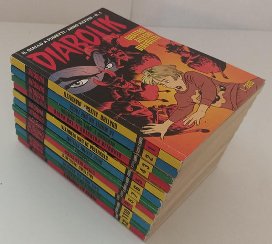 FN- DIABOLIK 1/12 ANNO XXXVIII ANNATA COMPLETA - ASTORINA - 1999 - B - N23