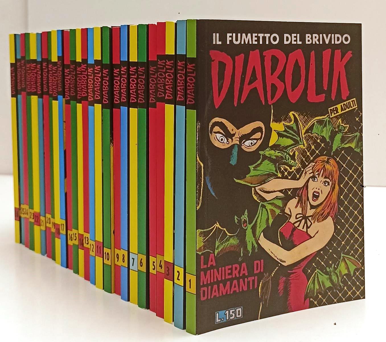 FN- DIABOLIK 1/26 1965 ANNATA COMPLETA RISTAMPA ANASTATICA - B- G24
