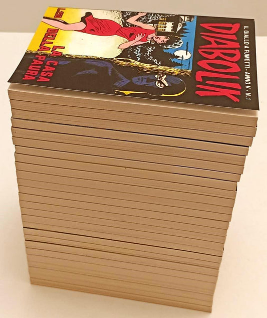 FN- DIABOLIK 1/26 ANNO V 1965 ANNATA COMPLETA RISTAMPA ANASTATICA - B- G24