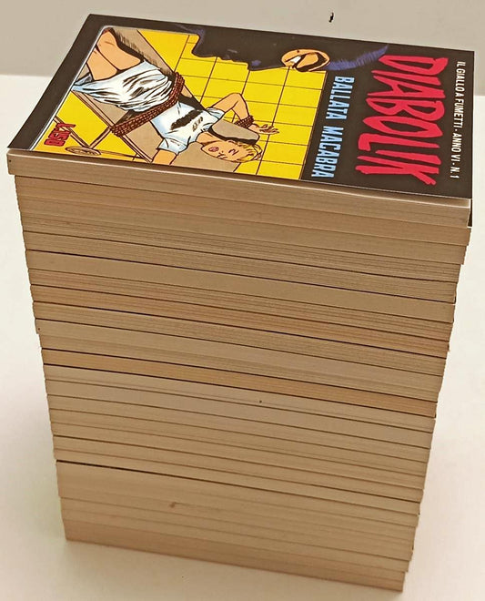 FN- DIABOLIK 1/26 ANNO VI 1966 ANNATA COMPLETA RISTAMPA ANASTATICA - B- G24