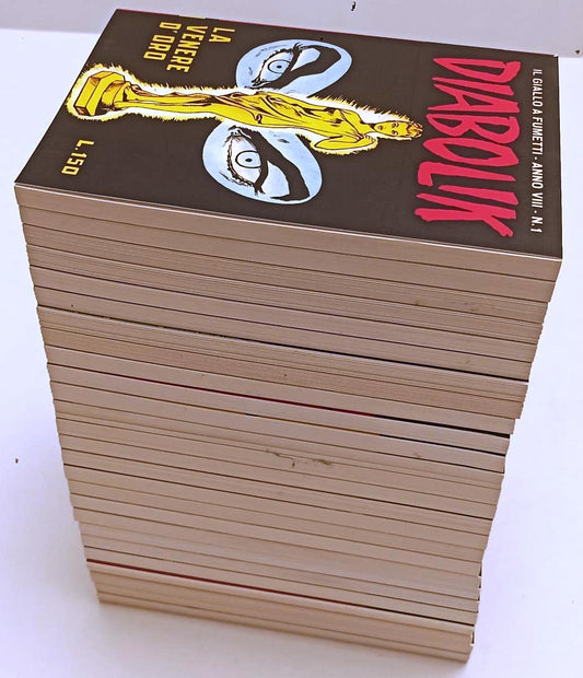 FN- DIABOLIK 1/26 ANNO VIII 1968 ANNATA COMPLETA RISTAMPA ANASTATICA - B- G24