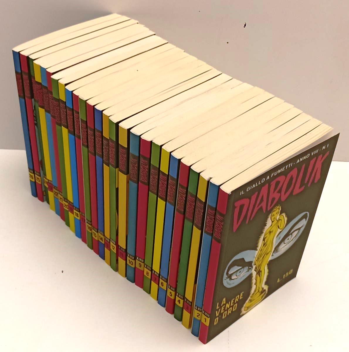 FN- DIABOLIK 1/26 ANNO VIII 1968 ANNATA COMPLETA RISTAMPA ANASTATICA - B- G24