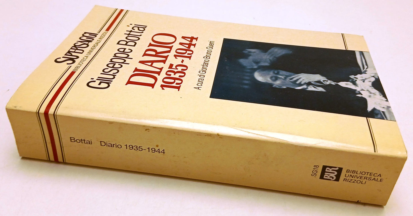 LS- DIARIO 1935-1944- GIUSEPPE BOTTAI- RIZZOLI- SUPERSAGGI BUR-- 1989- B- ZFS64