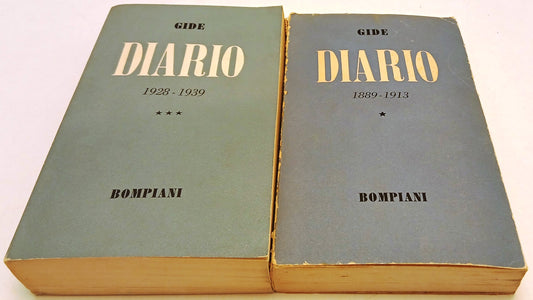 LN- DIARIO VOLUMI I e III - ANDRE' GIDE - BOMPIANI---- B - YFS278